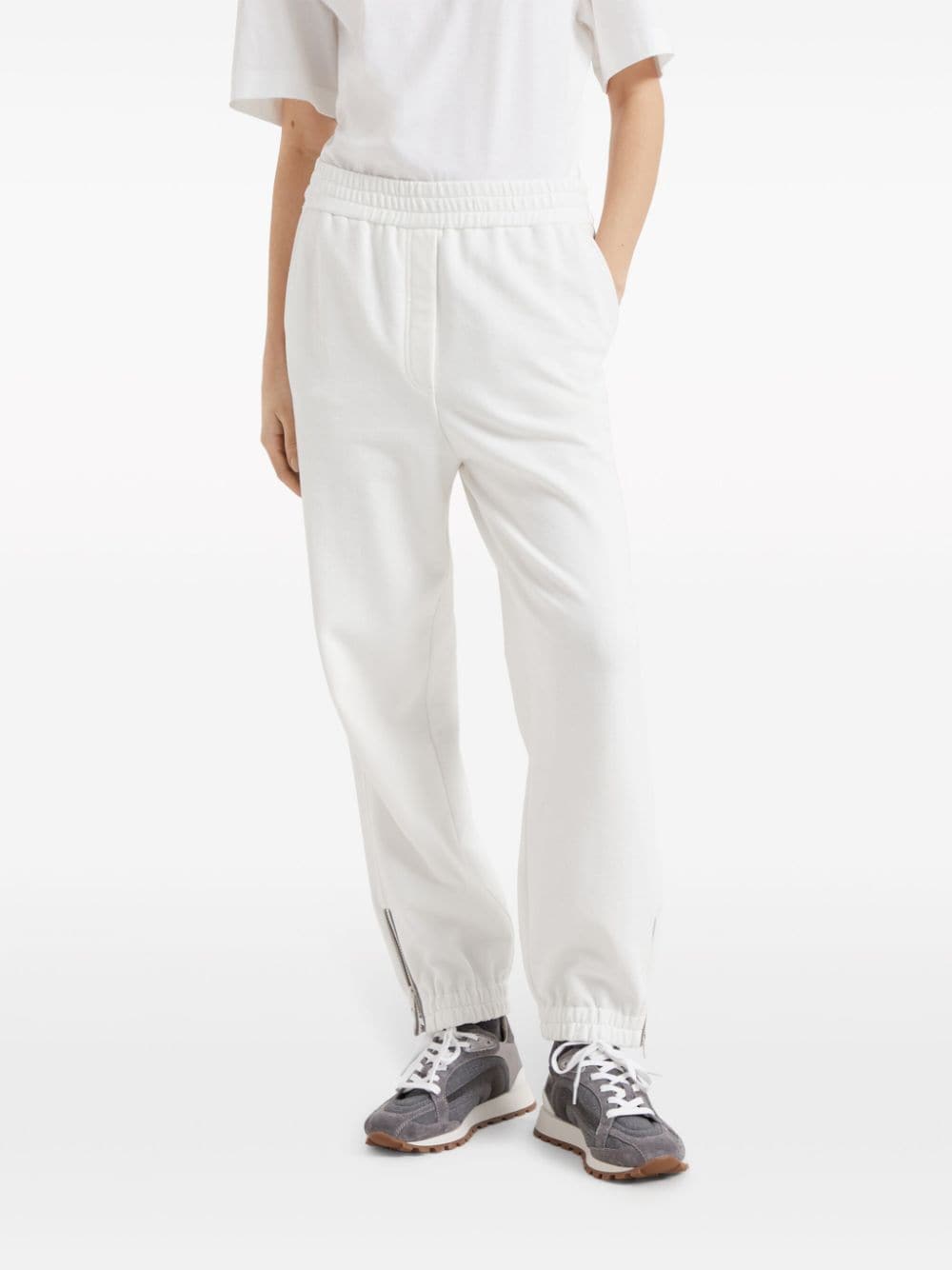 Brunello Cucinelli Trousers White