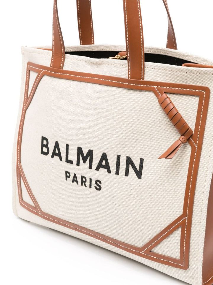 Balmain Shopper Leather Bag