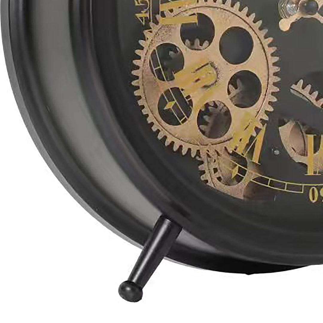 Large Newton Bell Moving Cogs bedside clock