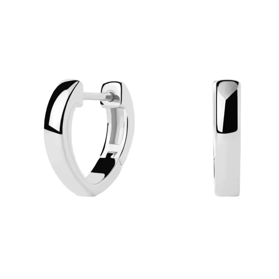 PDPaola Earrings PDPaola Duke Silver Hoops Earrings Brand