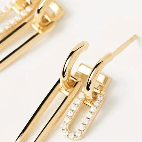 PDPaola Earrings PDPaola Nexa Gold Earrings Brand