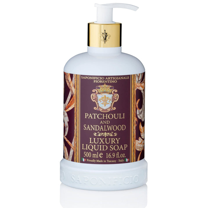 Saponificio Artigianale Fiorentino Liquid Hand Soap Saponificio Artigianale Fiorentino Patchouli & Sandalwood Scent Bundle Set Brand