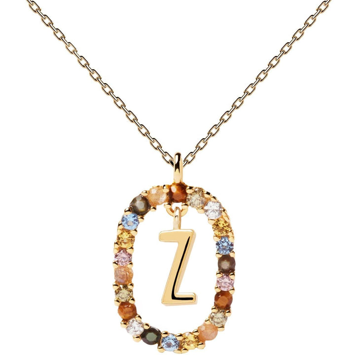 PDPaola Necklace PDPaola Letter 18k Gold Necklace Z Brand