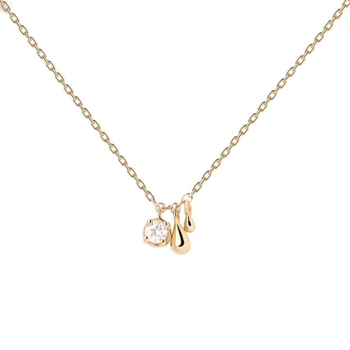 PDPaola Necklace PDPaola Water Necklace 18k Gold Plated Brand