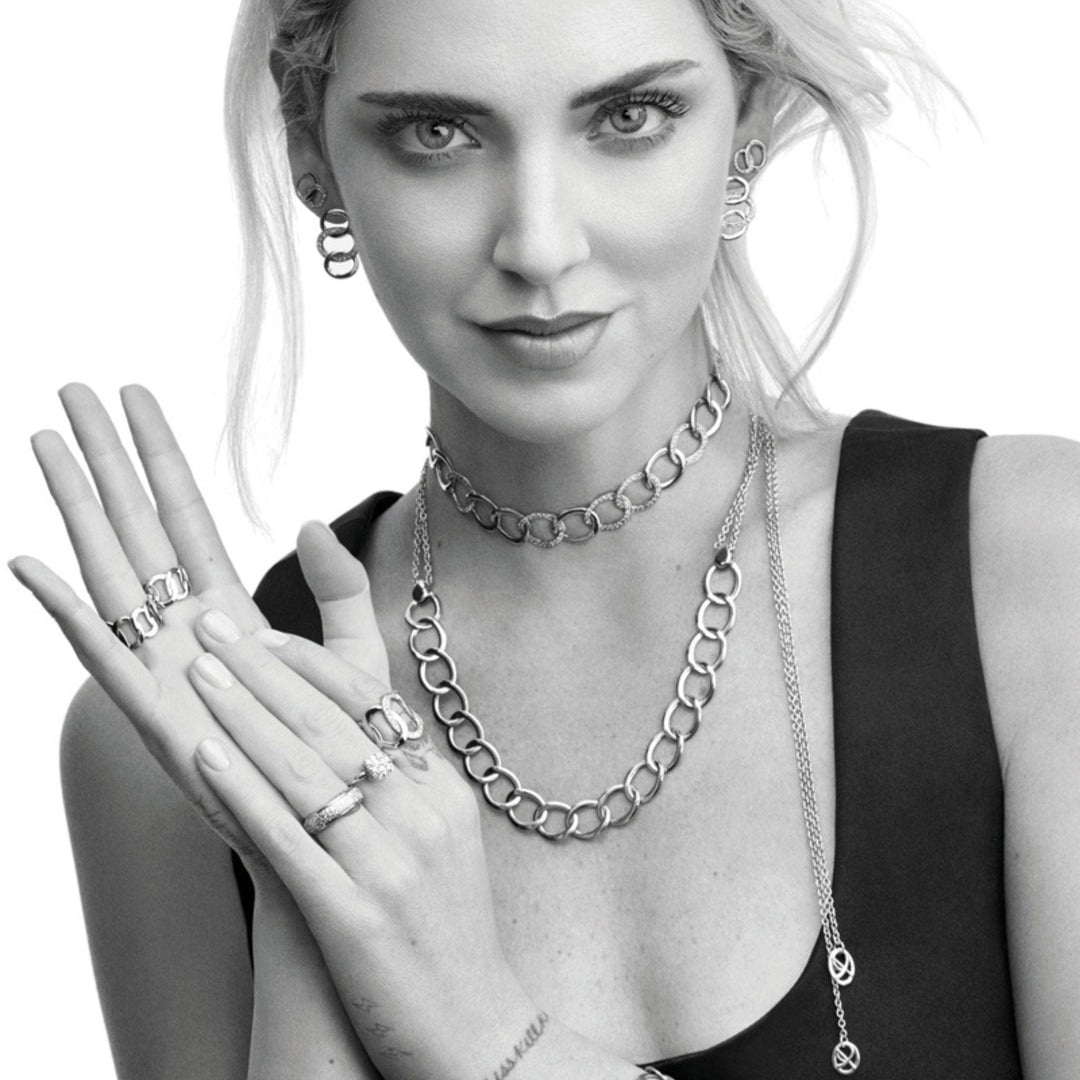 Chiara Ferragni Pendant Chiara Ferragni Diamond Heart Silver Pendant Brand