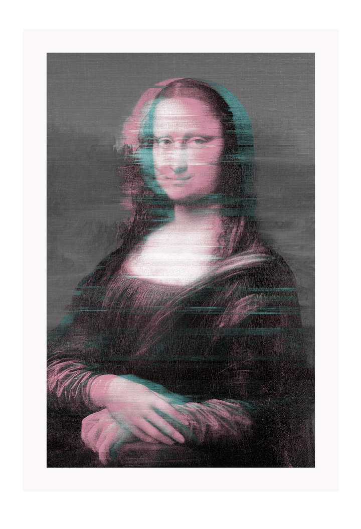 Canvas Print 60x90cm / Unframed Mona Mona Wall Art : Ready to hang framed artwork. Brand