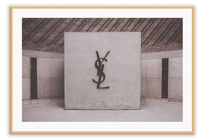 Canvas Print 50x70cm / Natural YSL Install YSK Install Wall Art : Ready to hang framed artwork. Brand