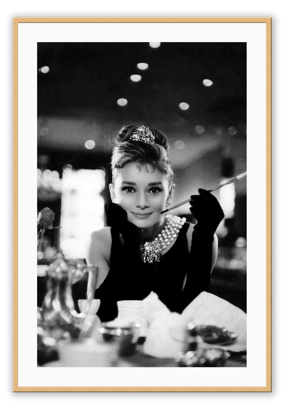 Canvas Prints 50x70cm / Natural Breakfast At Tiffanys Breakfast At Tiffanys  Wall Art : Ready to hang framed artwork. Brand