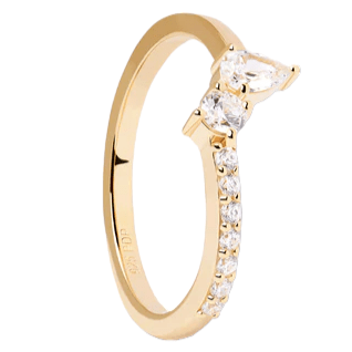 PDPaola Rings PDPaola Ava 18k Gold Plated Ring Brand