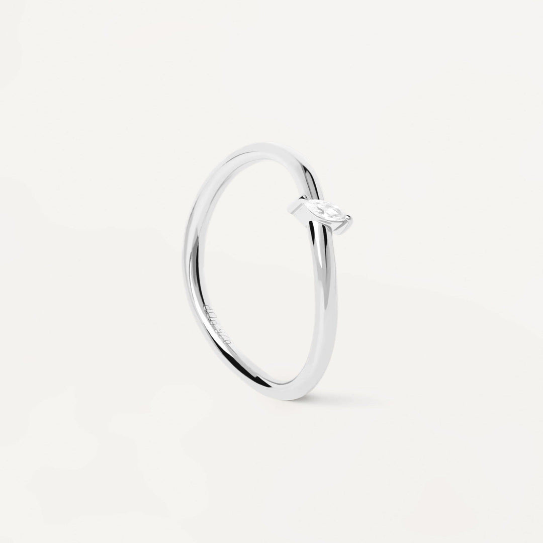 PDPaola Rings PDPaola Leaf Silver Ring Brand