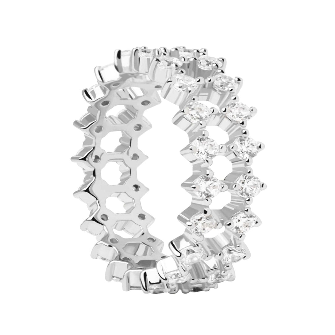 PDPaola Rings 18 PDPaola Slim Dumbo Silver Ring Brand