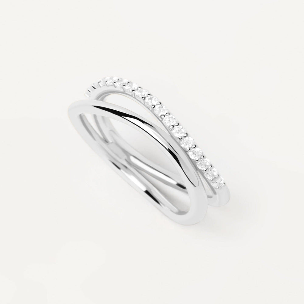 PDPaola Rings PDPaola Twister Silver Ring Brand