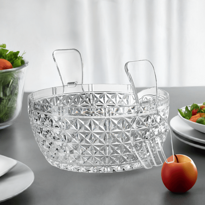 Mario Luca Giusti Salad Bowls Mario Luca Giusti Churchill Clear Salad Bowl with Serving Brand