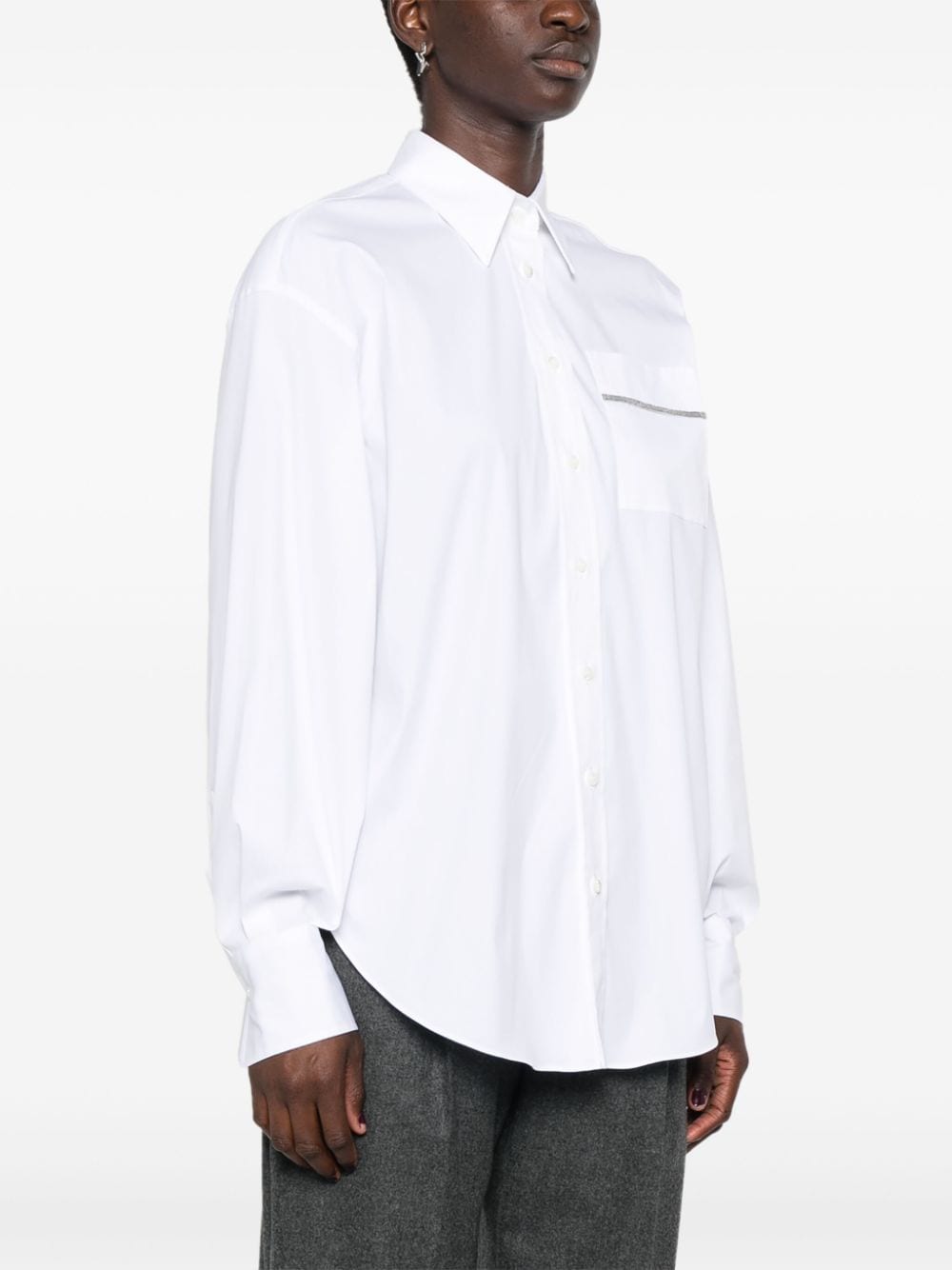 Brunello Cucinelli Shirts Brunello Cucinelli Shirts White Brunello Cucinelli Shirts White Brand