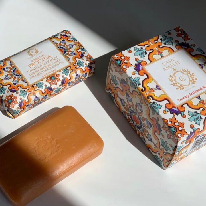 Casa Amalfi Single Body Soap Casa Amalfi Sunset In Procida Body Soap - Vanilla & Honey 150gm Casa Amalfi Sunset In Procida Body Soap - Vanilla & Honey 150gm Brand