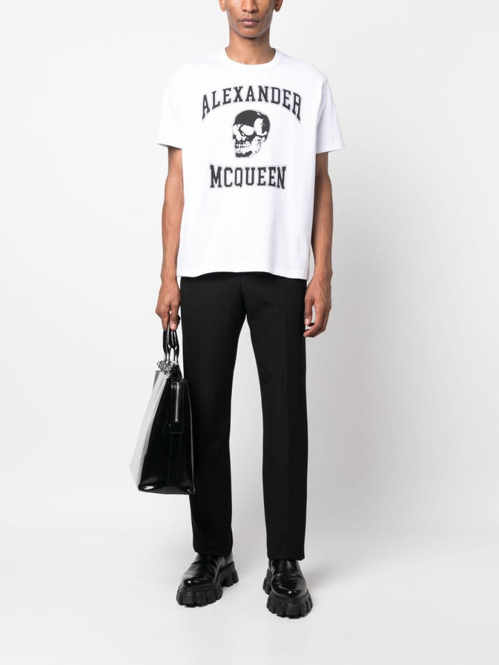 Alexander Mcqueen Topwear L Alexander McQueen T-shirts and Polos White Alexander McQueen T-shirts and Polos White Brand