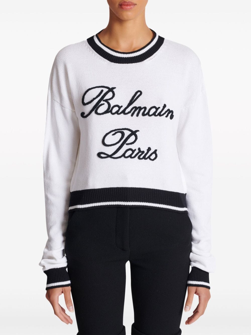 Balmain Topwear 38 Balmain Sweaters White Balmain Sweaters White Brand