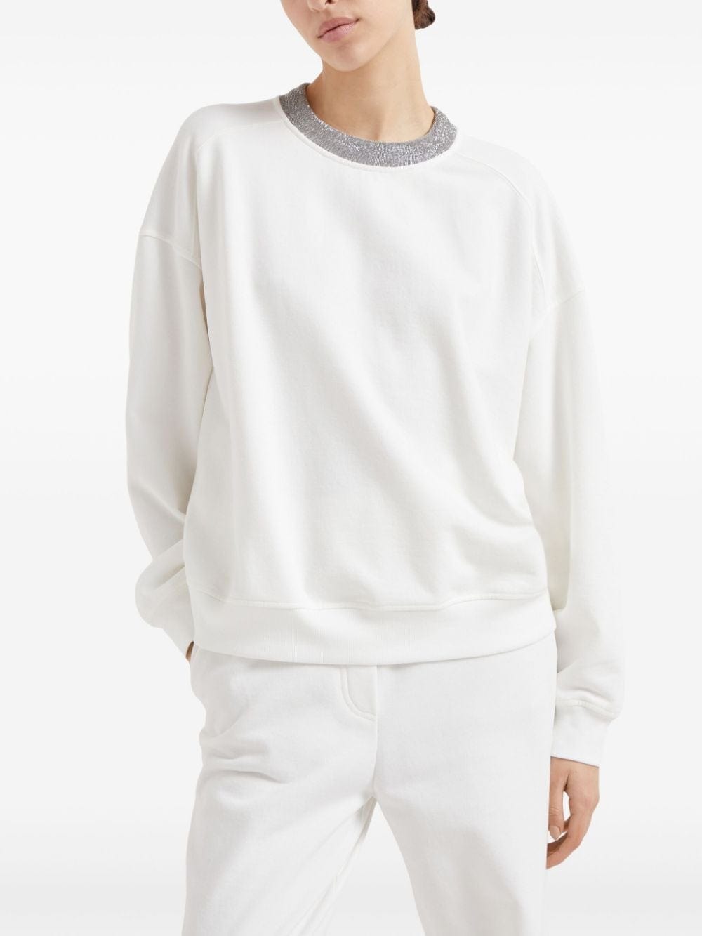 Brunello Cucinelli Topwear L Brunello Cucinelli Sweaters White Brunello Cucinelli Sweaters White Brand