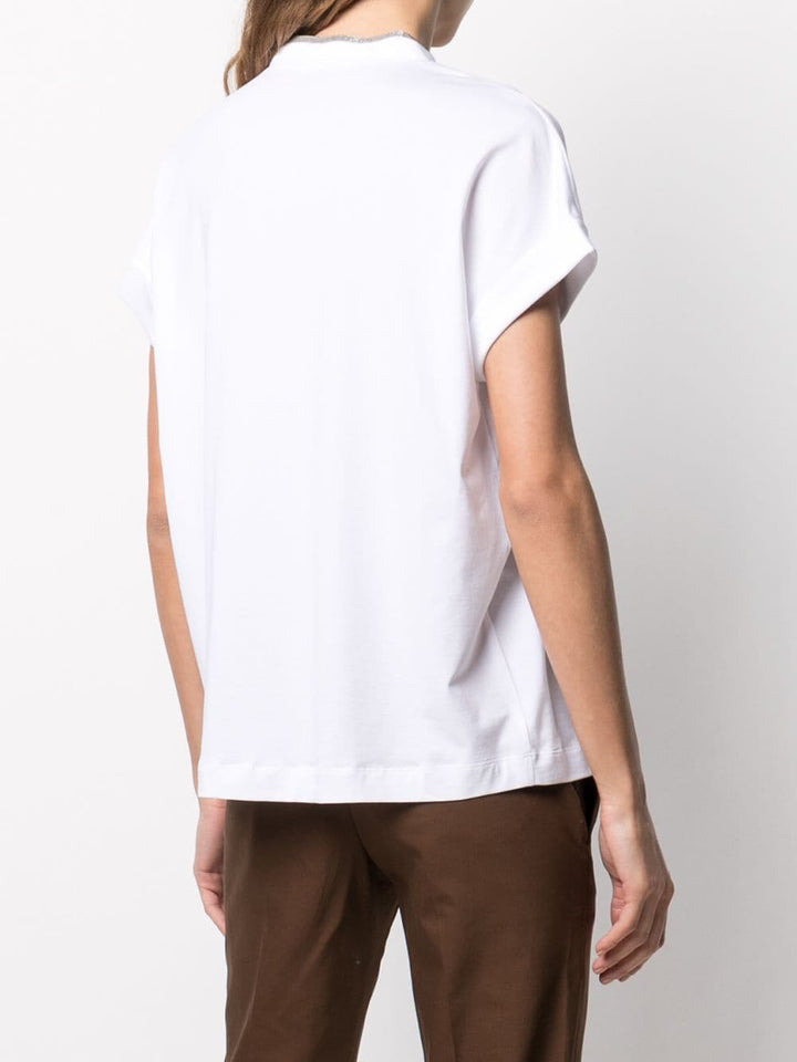 Brunello Cucinelli Topwear Brunello Cucinelli T-shirts and Polos White Brunello Cucinelli T-shirts and Polos White Brand