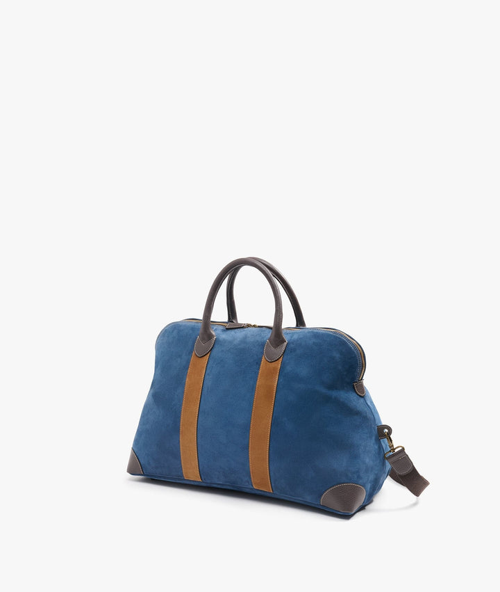 My Style Bags Travel Bags My Style Bags London Twin Deluxe Duffel Travel Bag in Blue Unisex Brand