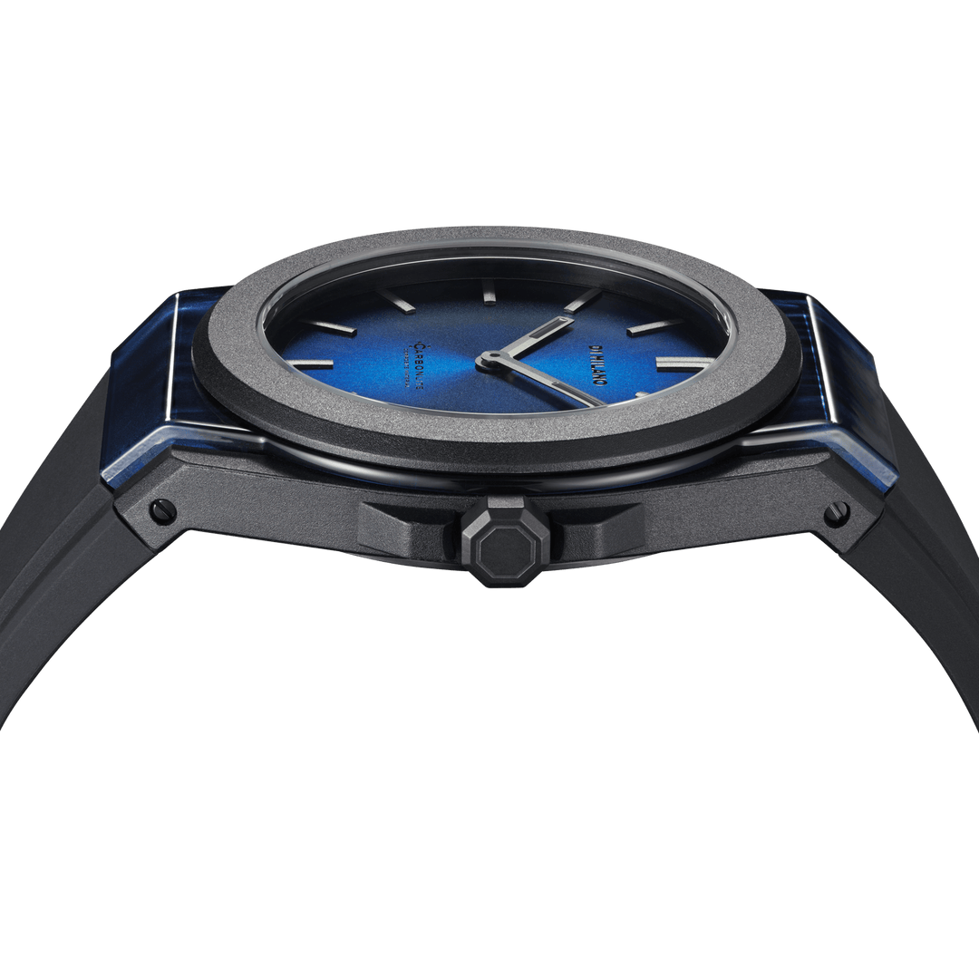 D1 Milano Watch D1 Milano Carbonlite Blue 40.5mm Watch Brand