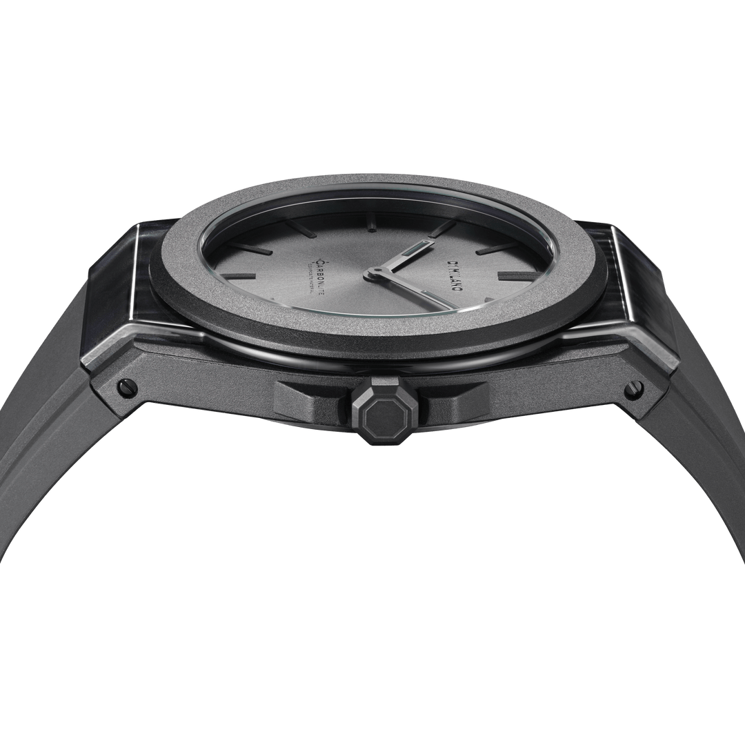 D1 Milano Watch D1 Milano Carbonlite Grey 40.5mm Watch Brand