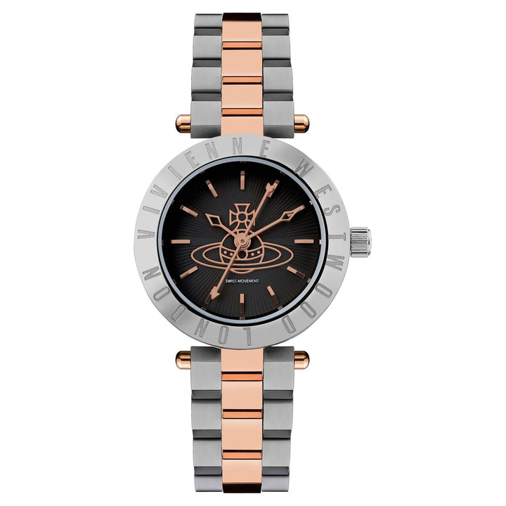 Vivienne Westwood Watch Vivienne Westwood Westbourne Orb Watch Black Dial Vivienne Westwood Women's Watch I Westbourne Orb Black Dial I Silver  Brand